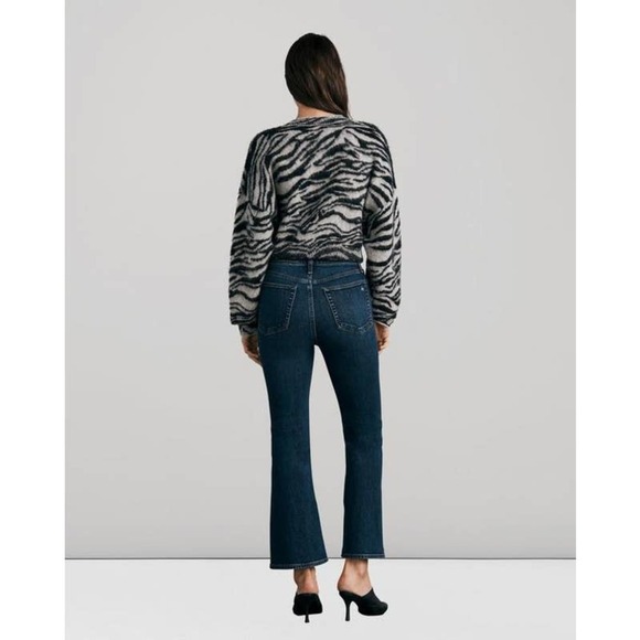 rag & bone Casey Ankle Flare Chelsea High-Rise Stretch Jean 31 NWT - Picture 4 of 12